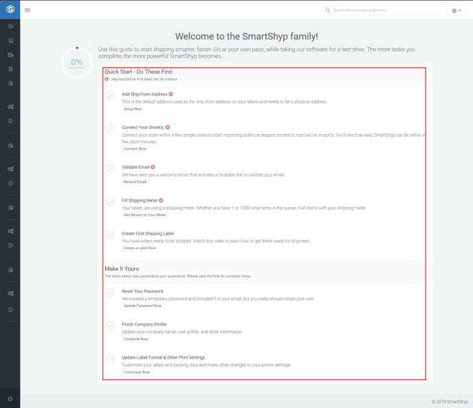 Account Setup